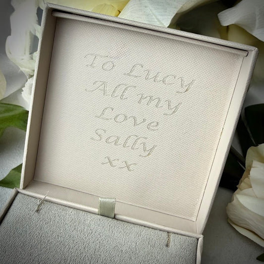 Personal Gift Box Lid Engraving