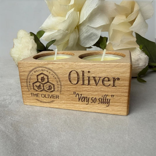 The Ever Light Double Candle