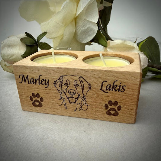 The Ever Light Double Candle