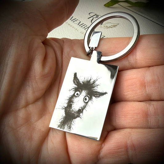 Personalised horse Keyring