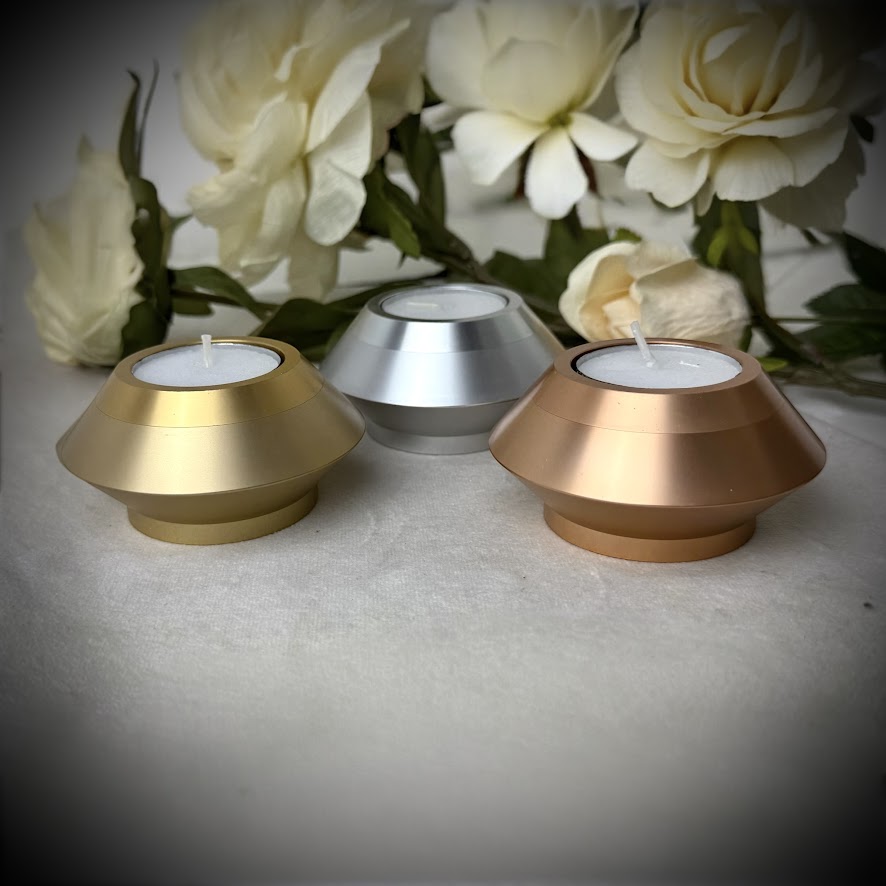 Heaven's Glow Gold Ashes Urn Candle