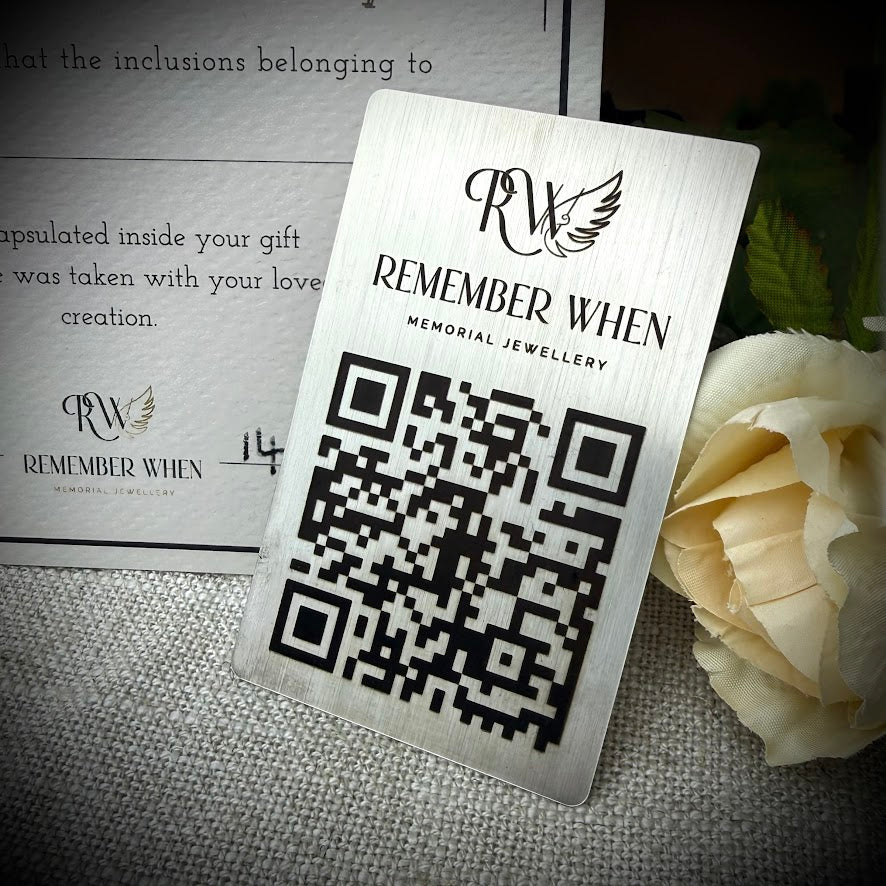 Engraved Wallet card