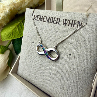 Sterling Silver Infinity Memorial Pendant