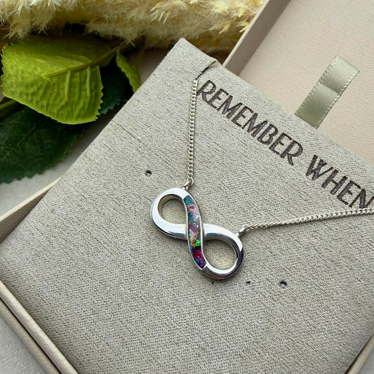 Sterling Silver Infinity Memorial Pendant