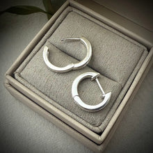 Sterling Silver Hooped Earrings