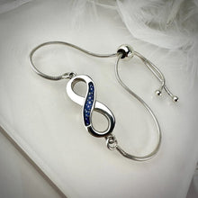 Sterling Silver Infinity Adjustable Bracelet