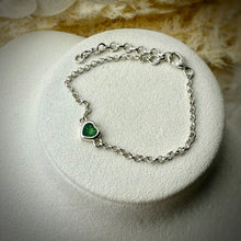 Sterling Silver Petite Heart Adjustable Bracelet