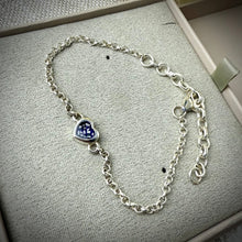 Sterling Silver Petite Heart Adjustable Bracelet