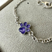 Sterling Silver Petite Paw Adjustable Bracelet