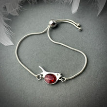 Sterling Silver Robin Adjustable Bracelet